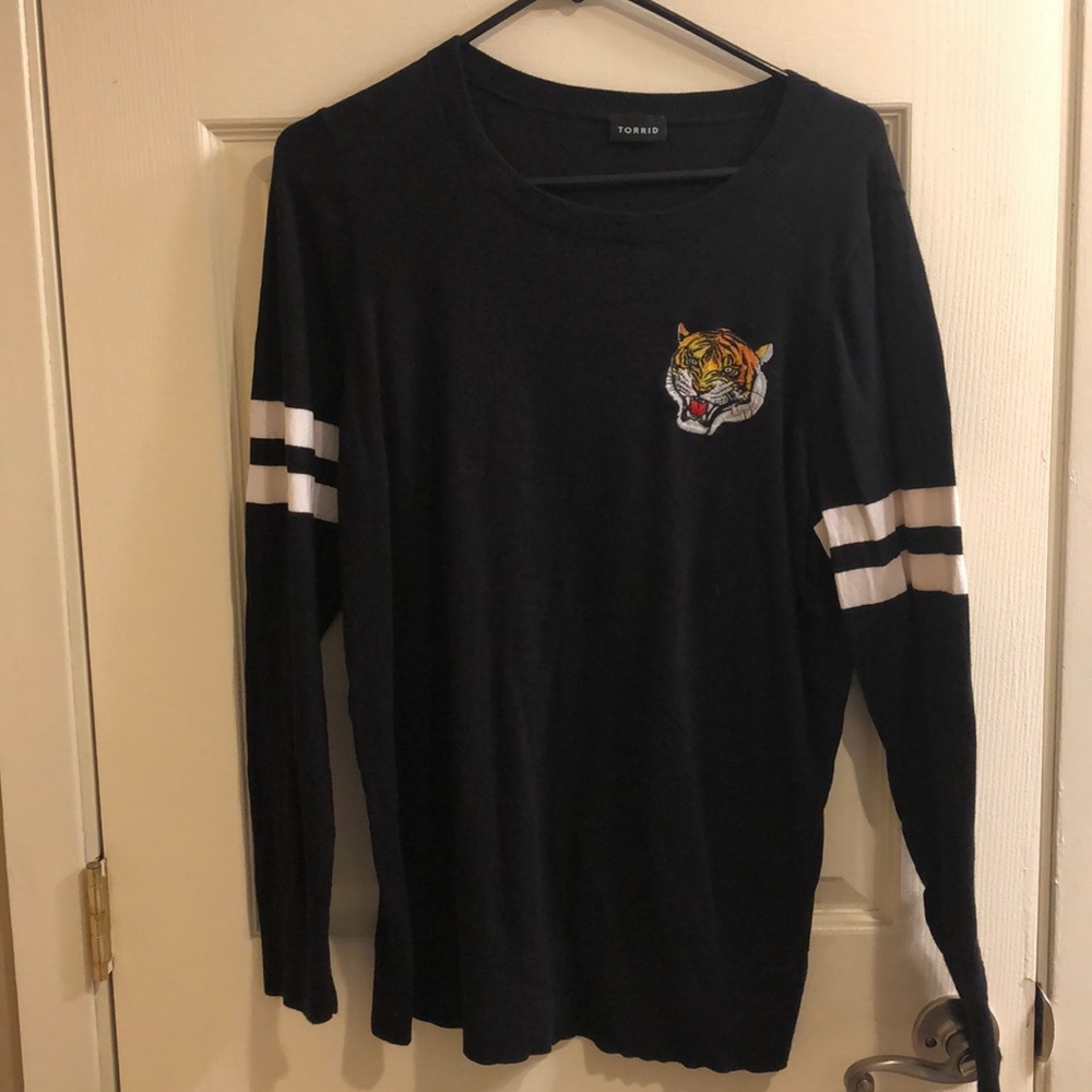 Torrid tiger sweater